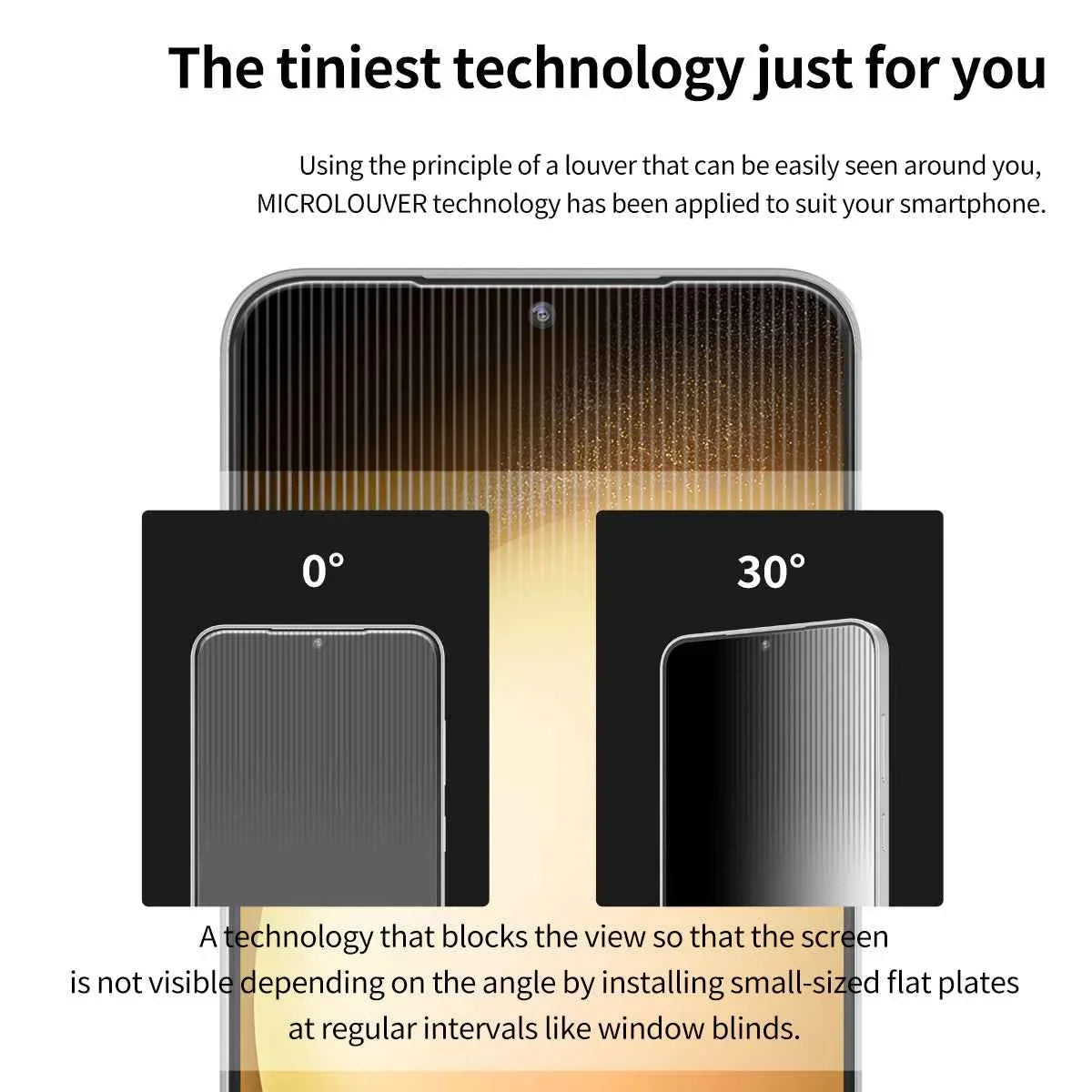 Galaxy S24 Araree Core Glass Screen Protector - Privacy