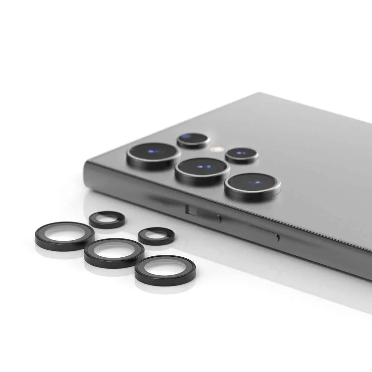 Galaxy S24 Plus Araree Metal Ring C-Subcore Camera Lens Protector -Clear