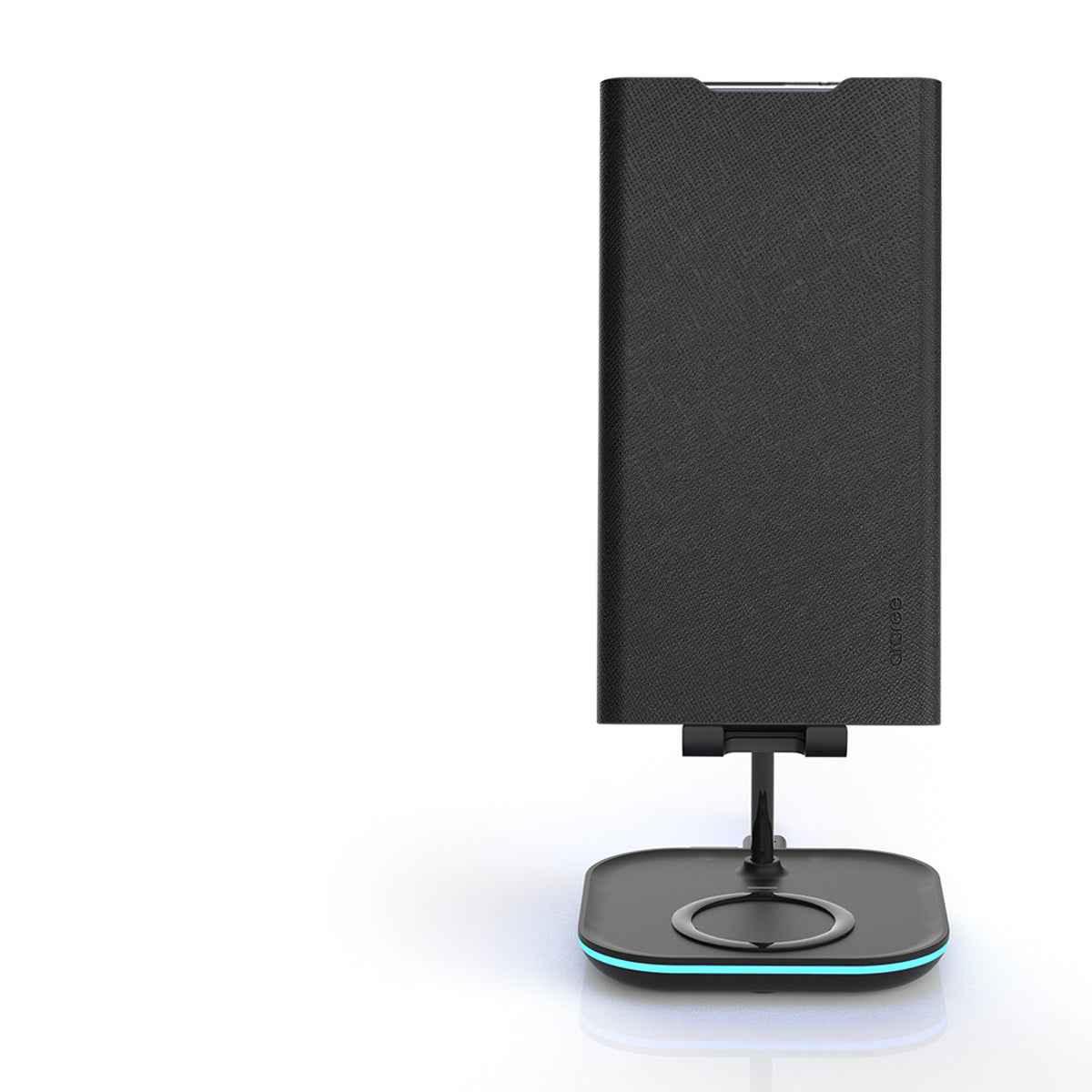 Galaxy S24 Ultra Araree Bonnet Dairy Stand Wallet Case - Black