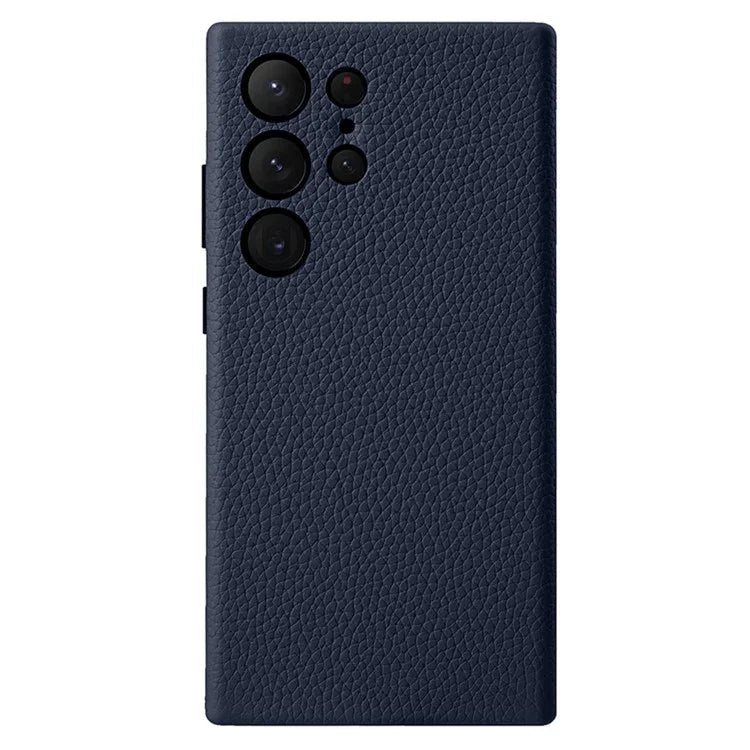 Melkco S24 Ultra Premium Leather MagSafe Cover - Dark Blue