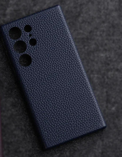 Melkco S24 Ultra Premium Leather MagSafe Cover - Dark Blue