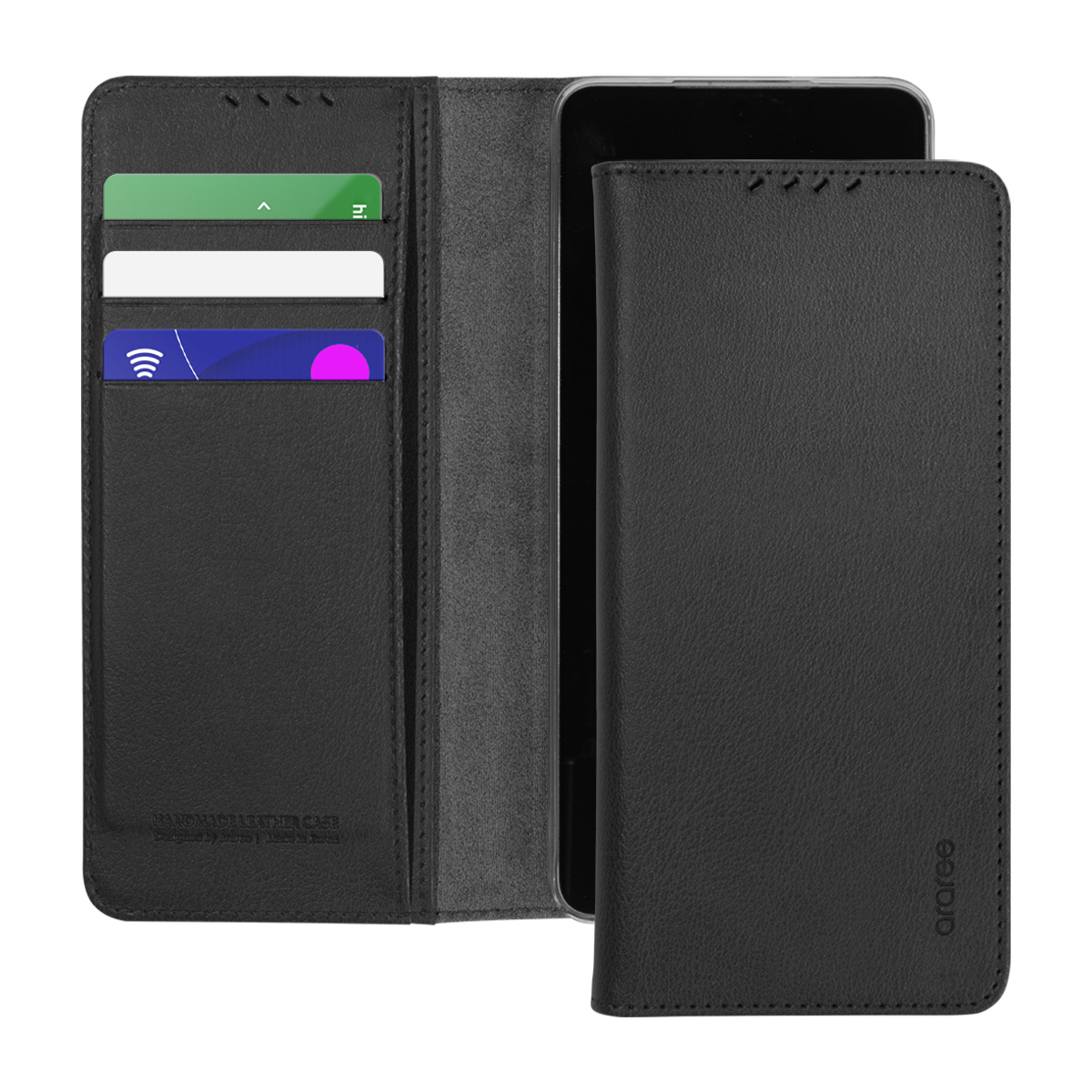 samsung-s26-ultra-araree-mustang-diary-case-black