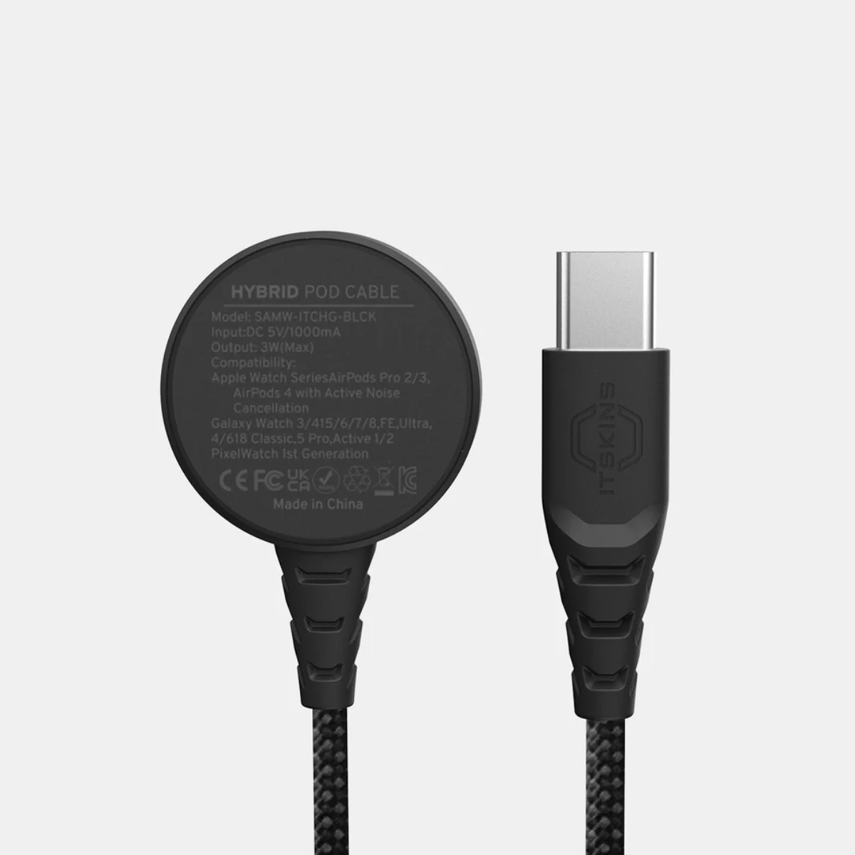 itskins-all-in-1-hybrid-magnetic-pod-usb-c-cable-black