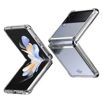 Samsung Z Flip4 Itskins Hybrid Clear Case - Transparent