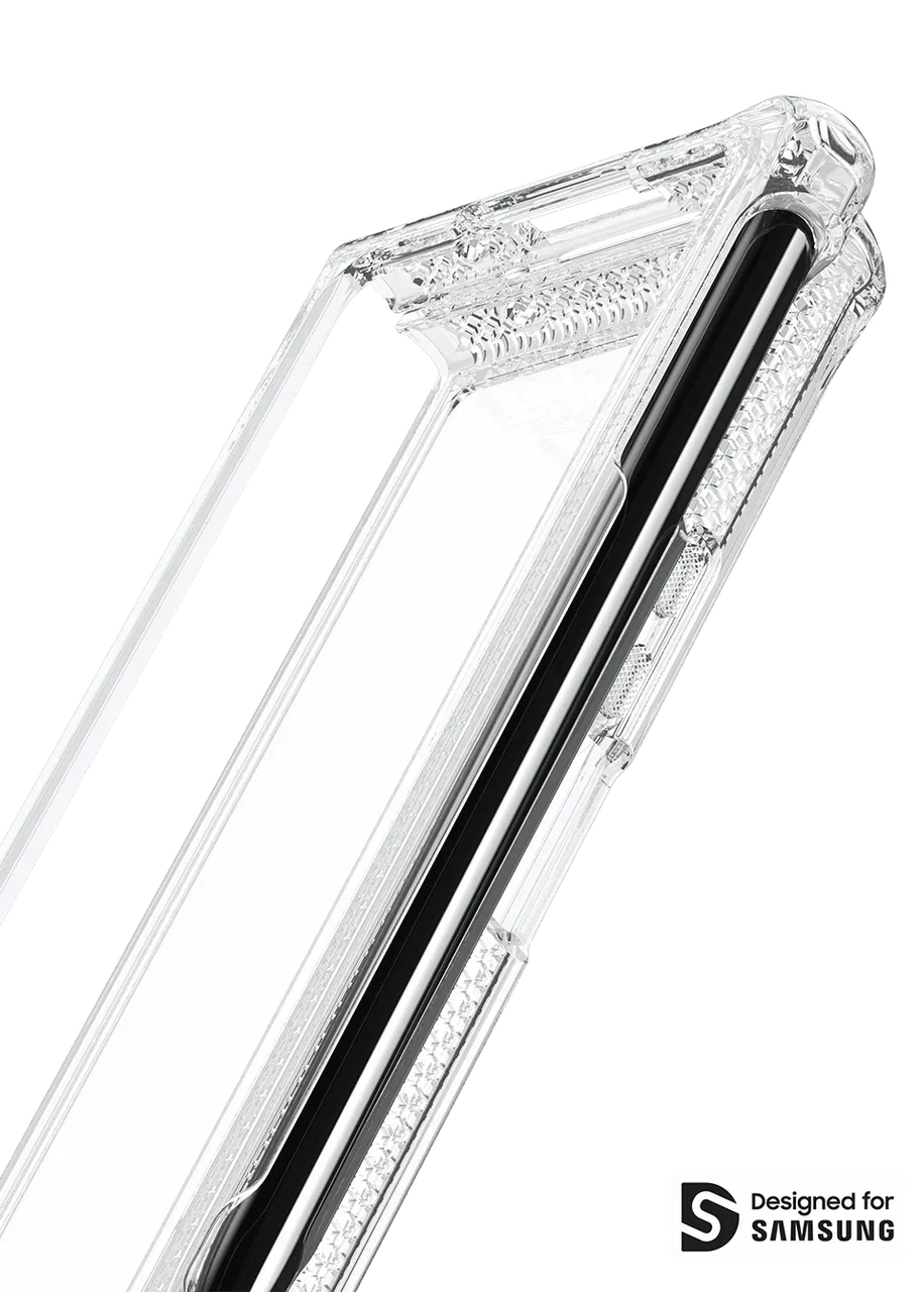Samsung Z Fold4 Itskins Hybrid Clear Case With Pen Holder - Transparent