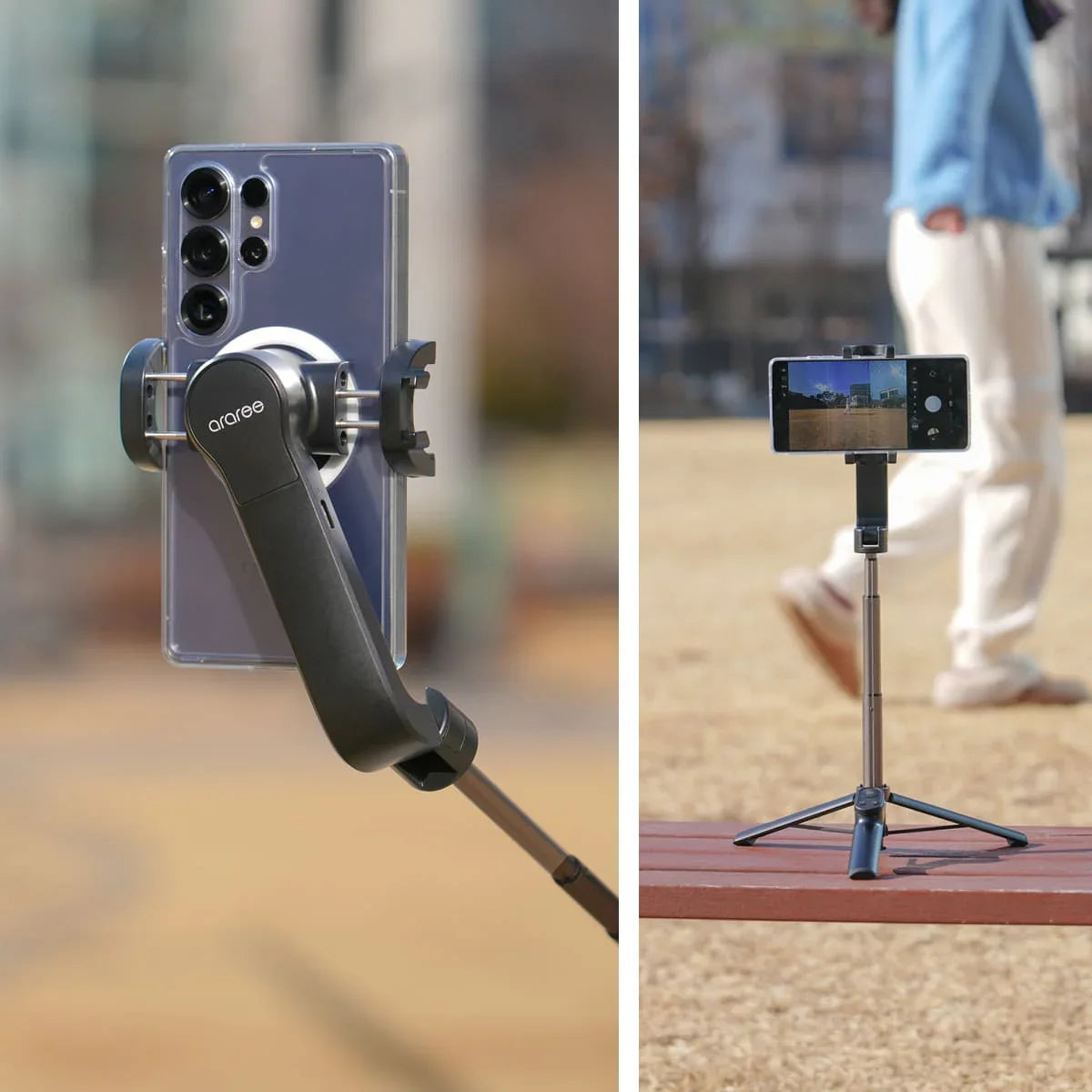 Araree Selfie Pod Gimbal 1X Black