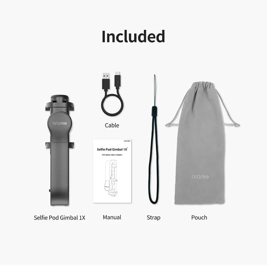 Araree Selfie Pod Gimbal 1X Black