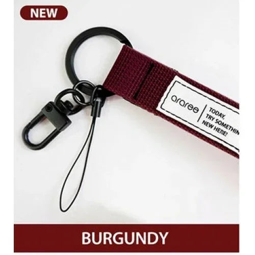Araree Sport Hand Strap Burgundy