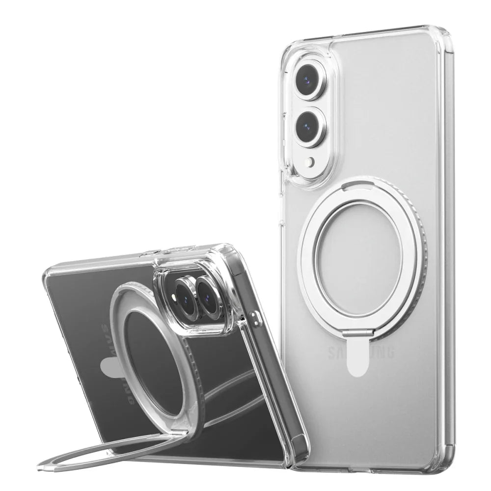 Samsung S25 Edge Araree Duple Stand Magsafe Case - Clear