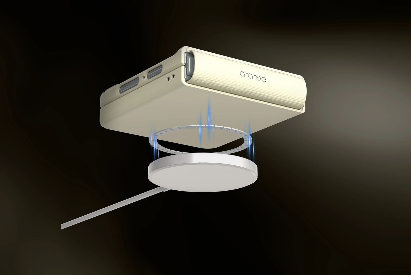 Samsung Z Flip7 Araree Aero Flex Magsafe Case - Cream