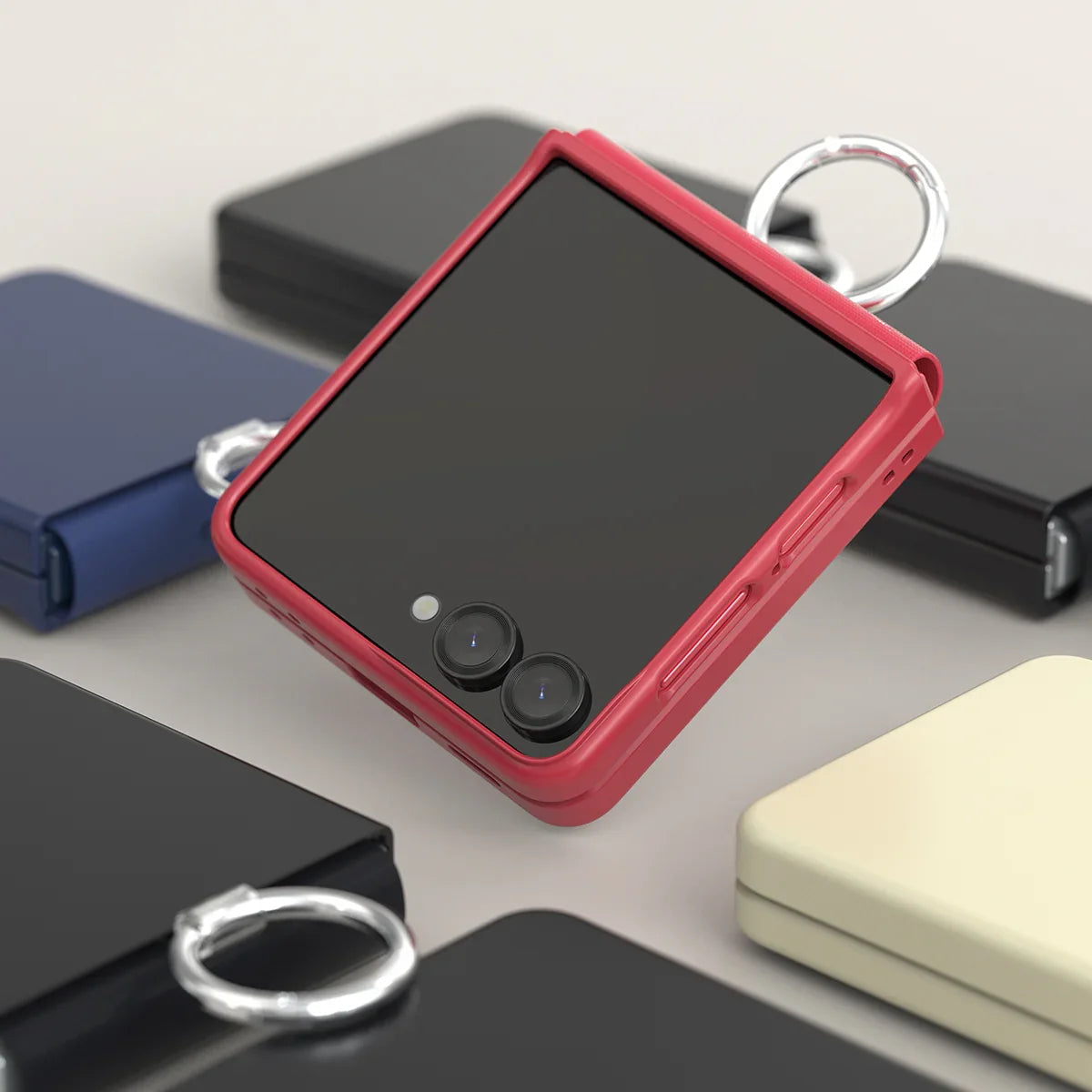 Samsung Z Flip7 Araree Aero Flex Ring Case - Pink