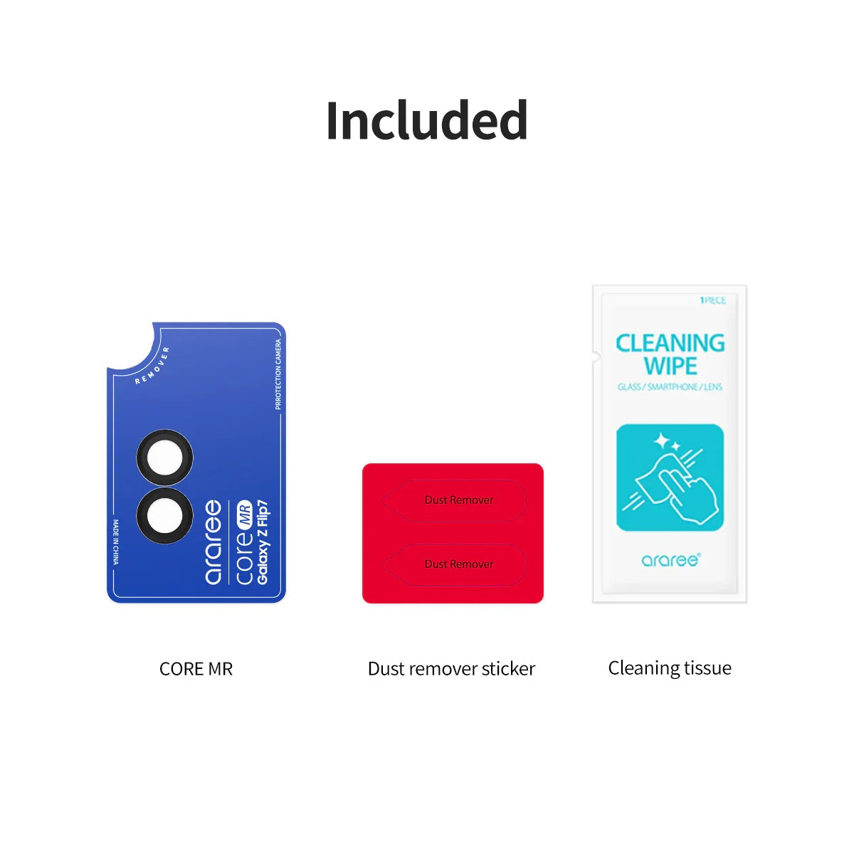 Samsung Z Flip7 Araree Camera Lens Ring - Clear