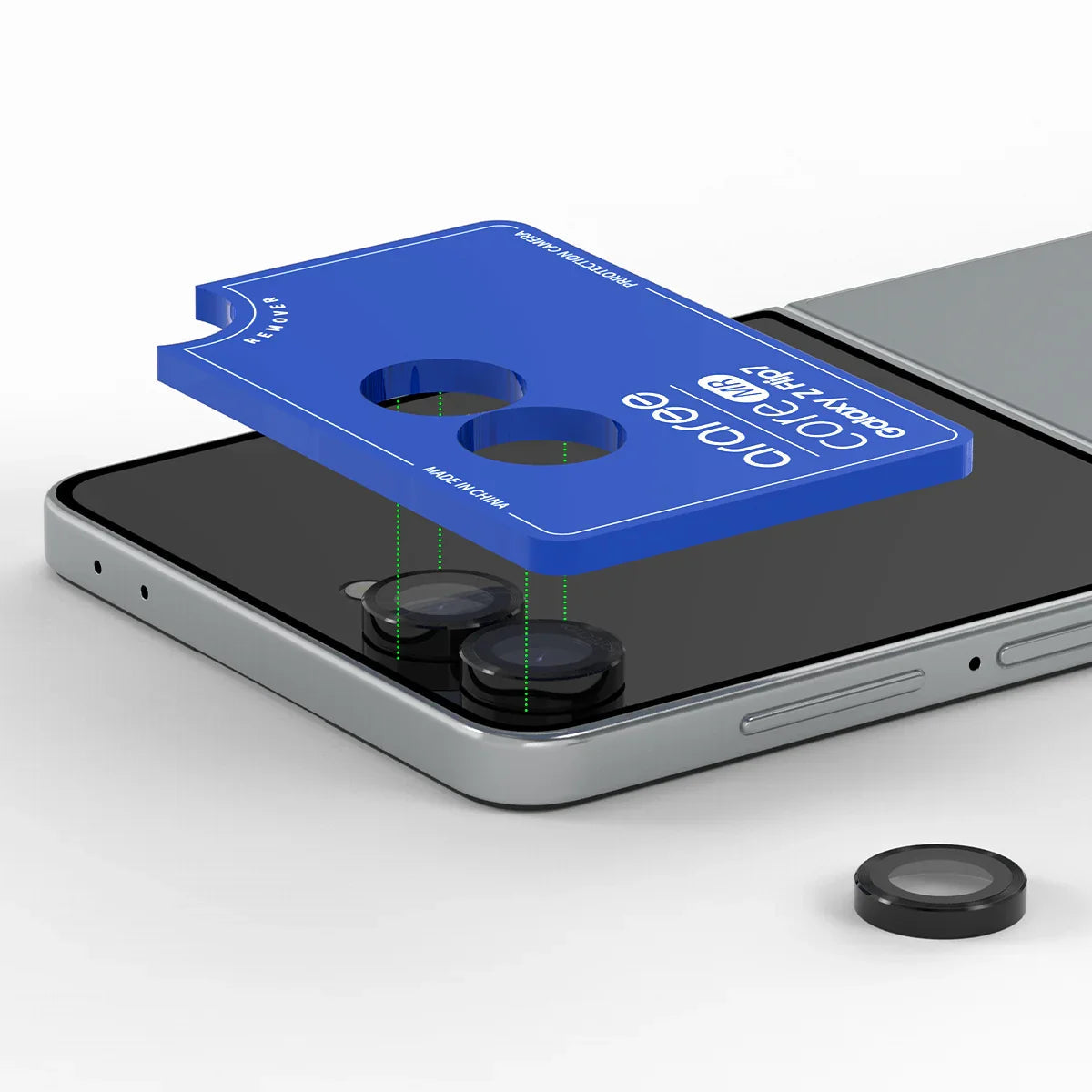 Samsung Z Flip7 Araree Camera Lens Ring - Clear