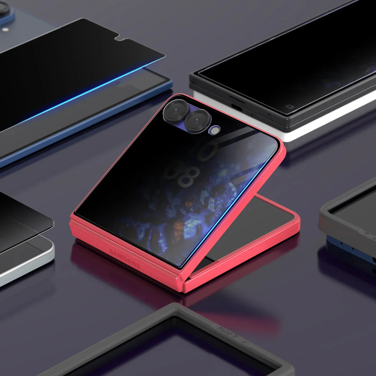 Samsung Z Flip7 Araree Core Front Screen Glass - Privacy