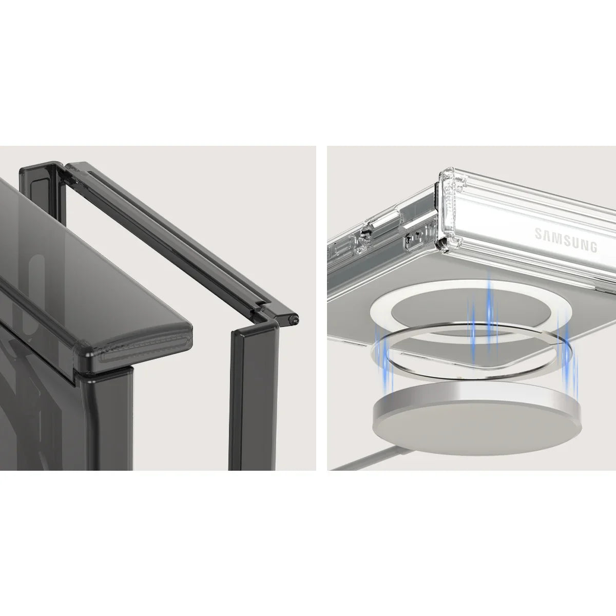 Samsung Z Flip7 Araree Duple 360 Magsafe Case - Clear