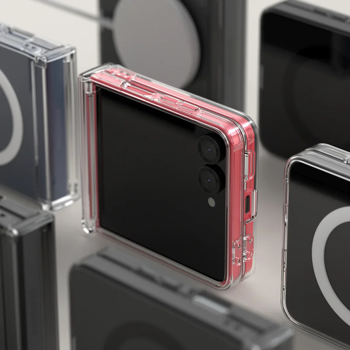 Samsung Z Flip7 Araree Duple 360 Magsafe Case - Clear