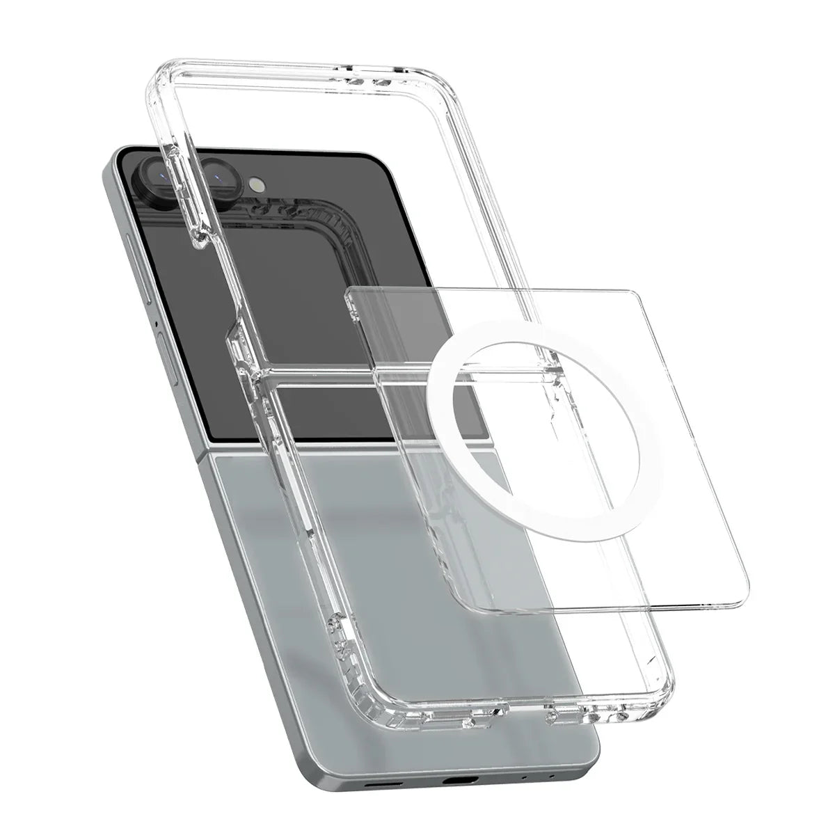 Samsung Z Flip7 Araree Duple Magsafe Case - Clear