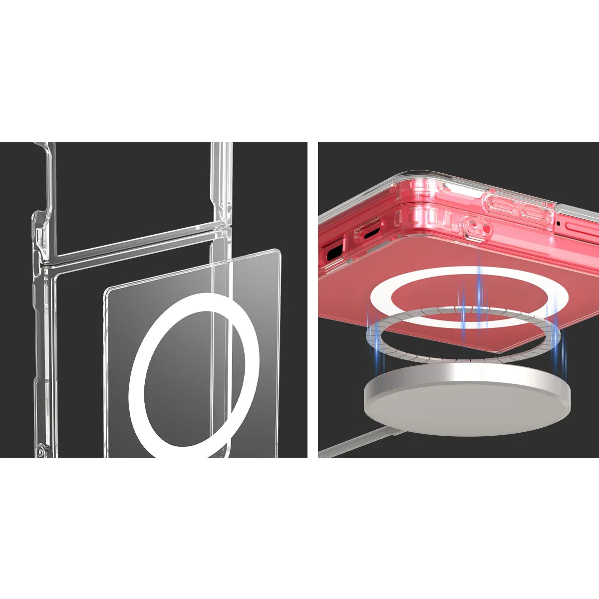 Samsung Z Flip7 Araree Duple Magsafe Case - Clear