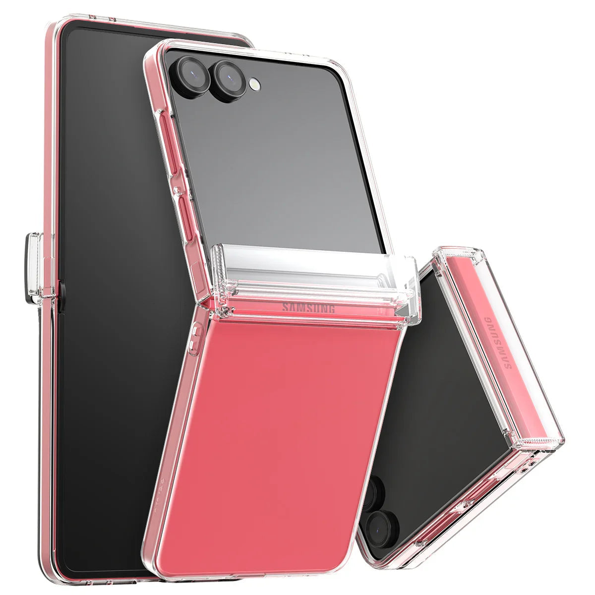 Samsung Z Flip7 Araree Nukin 360 Case - Clear