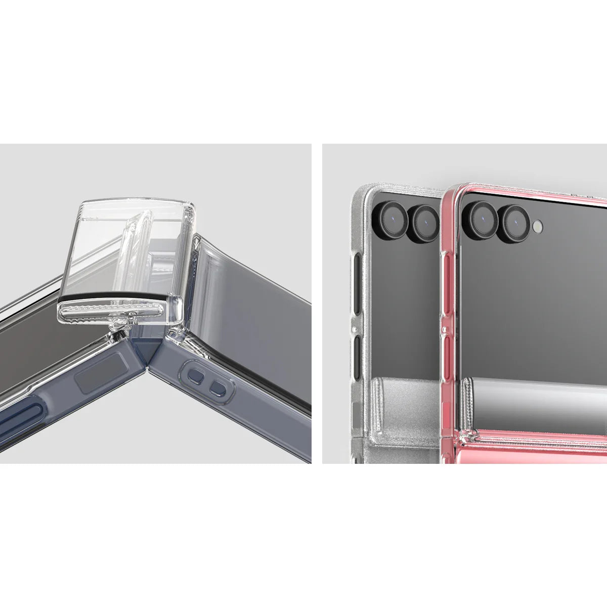 Samsung Z Flip7 Araree Nukin 360 Case - Clear