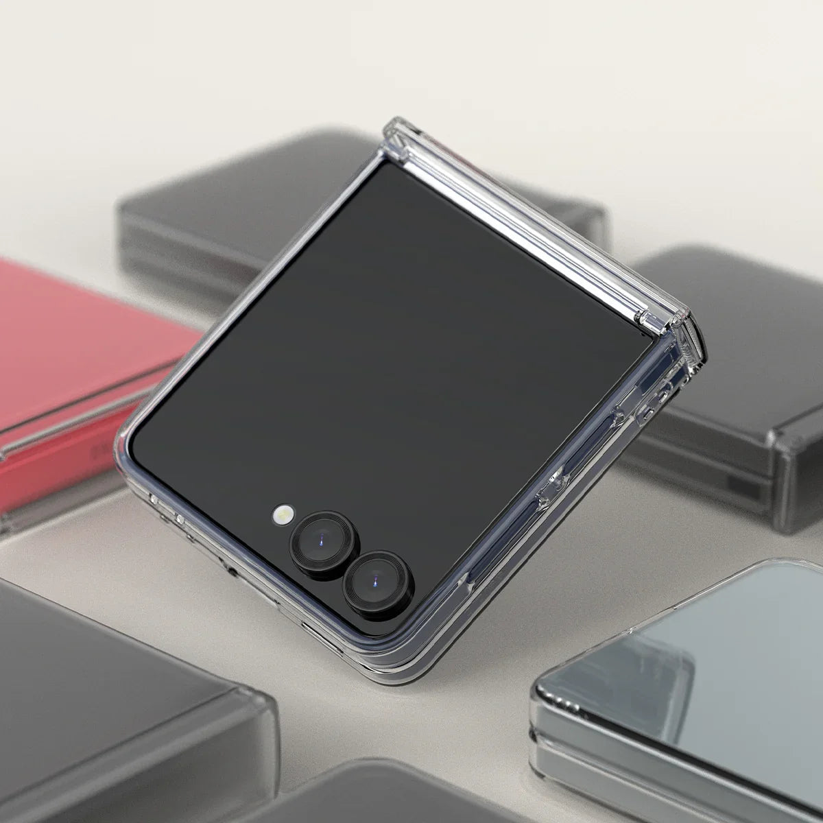 Samsung Z Flip7 Araree Nukin 360 Case - Clear