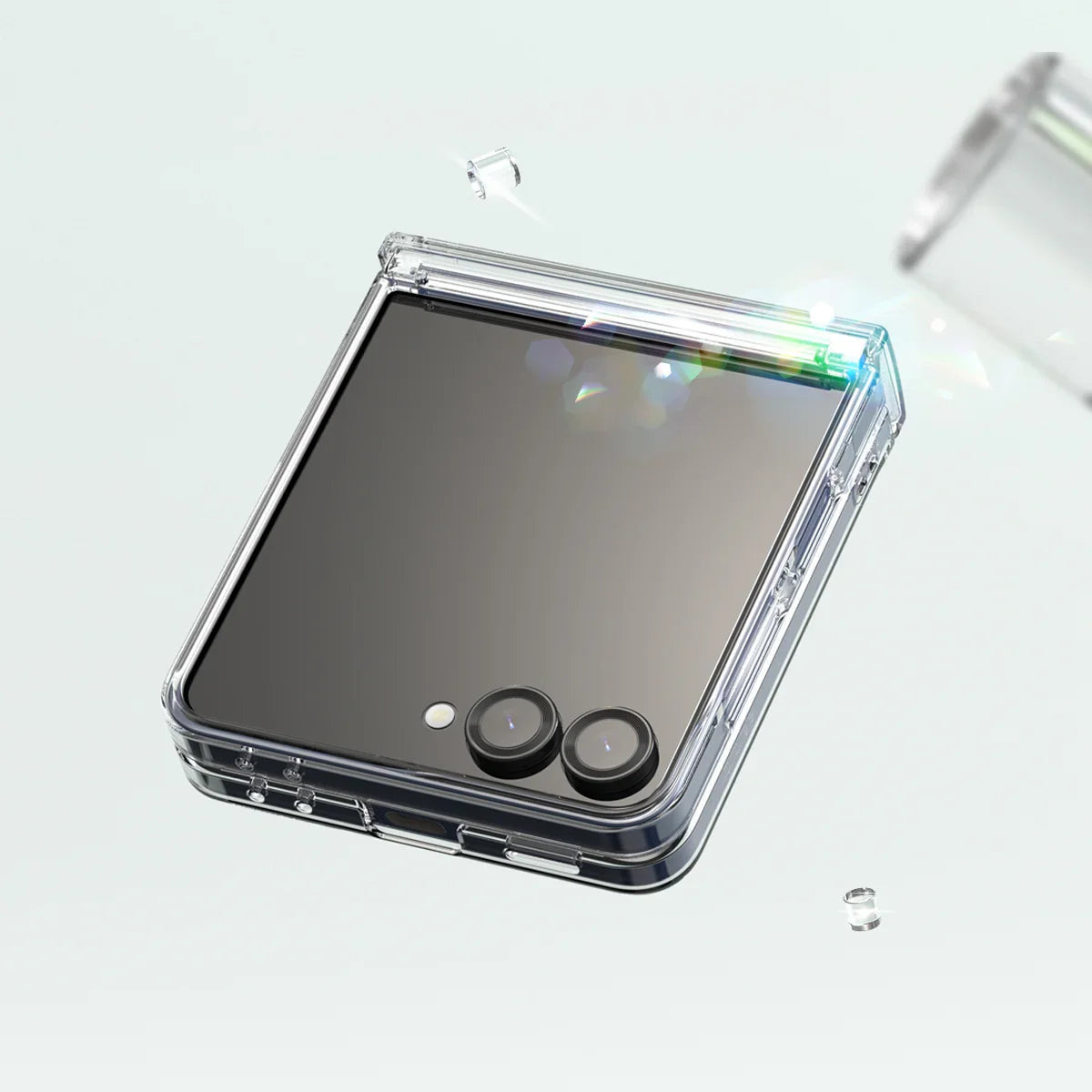 Samsung Z Flip7 Araree Nukin 360 Case - Clear