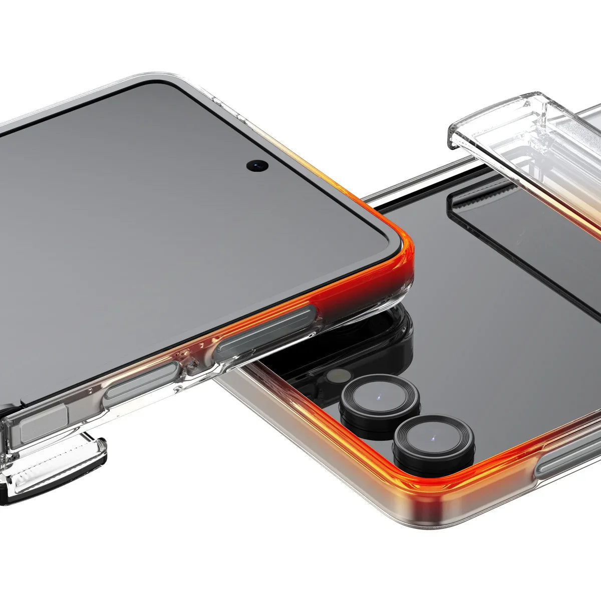 Samsung Z Flip7 Araree Nukin 360 Case - Clear