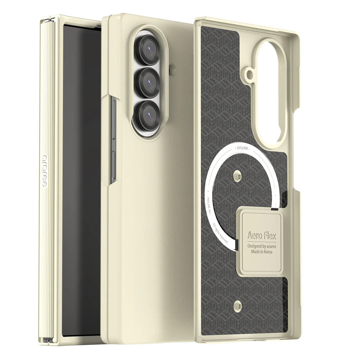 Samsung Z Fold7 Araree Aero Flex Magsafe Case - Cream