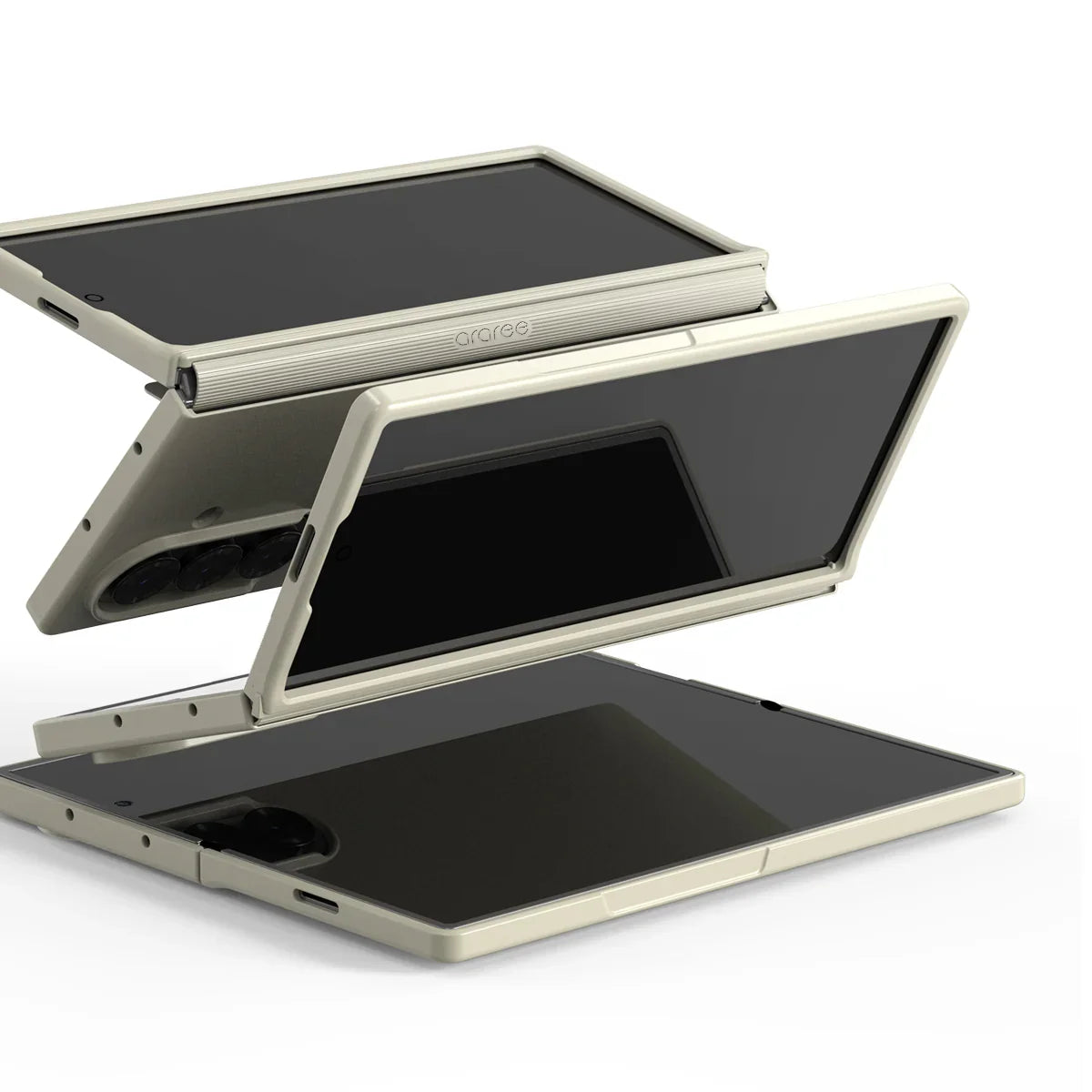 Samsung Z Fold7 Araree Aero Flex Magsafe Case - Cream