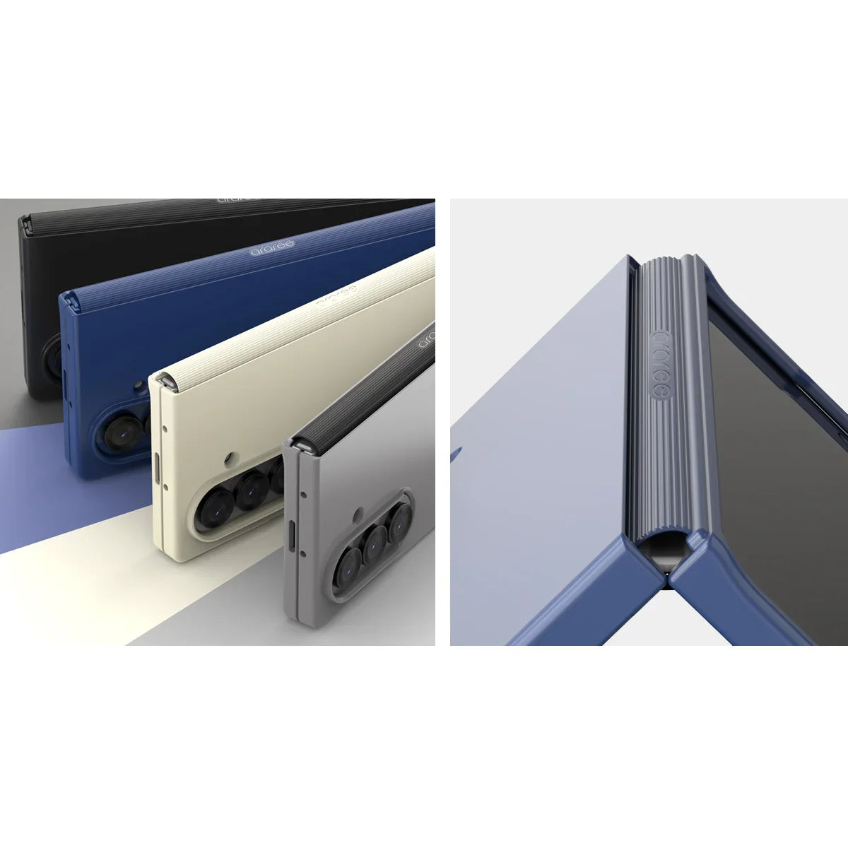 Samsung Z Fold7 Araree Aero Flex Magsafe Case - Navy