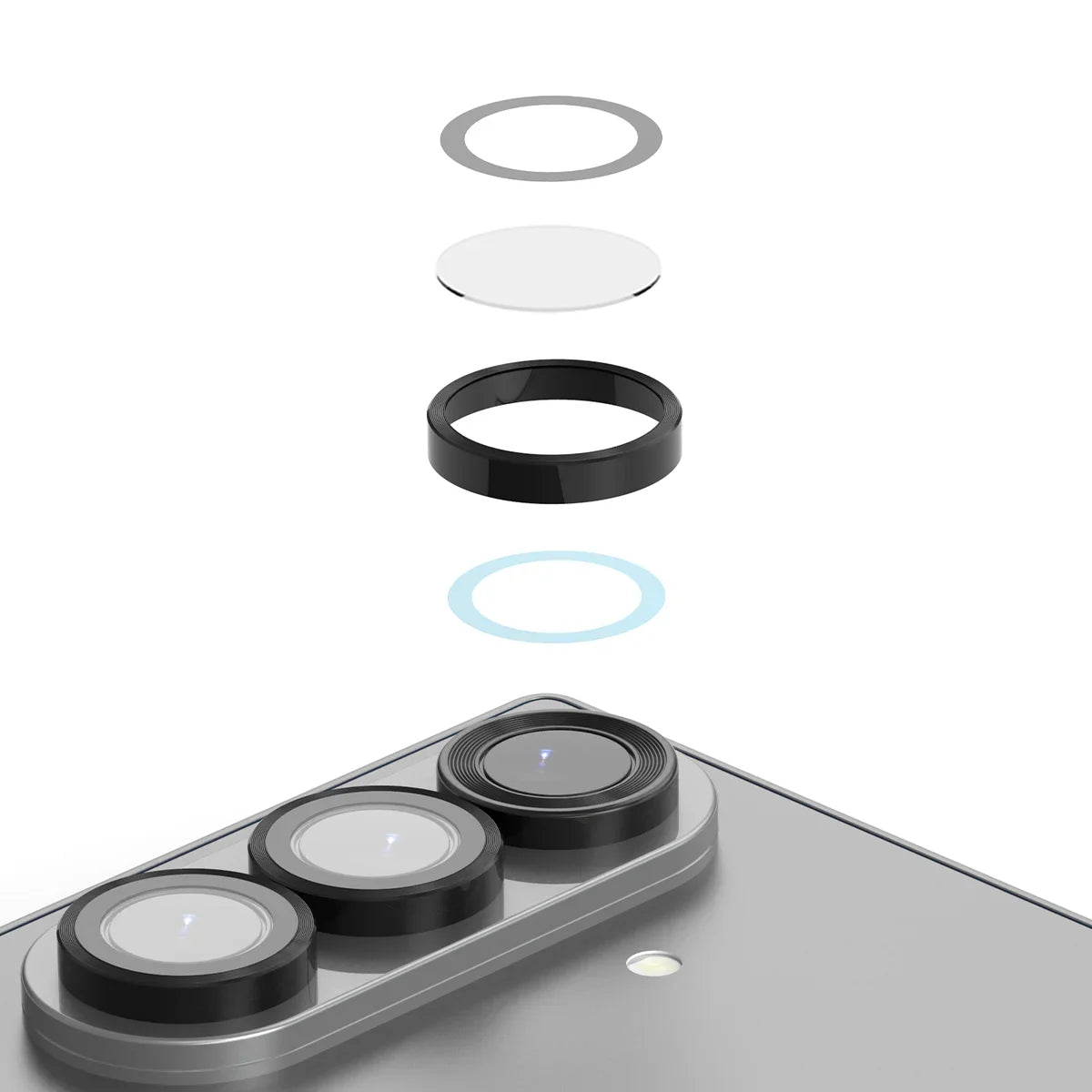 Samsung Z Fold7 Araree Camera Lens Ring - Clear