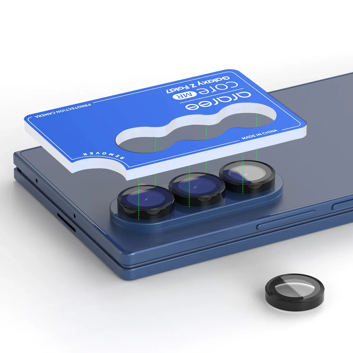 Samsung Z Fold7 Araree Camera Lens Ring - Clear