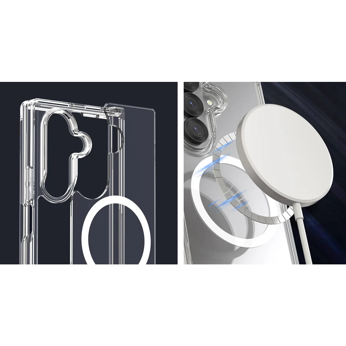 Samsung Z Fold7 Araree Duple Magsafe Case - Clear