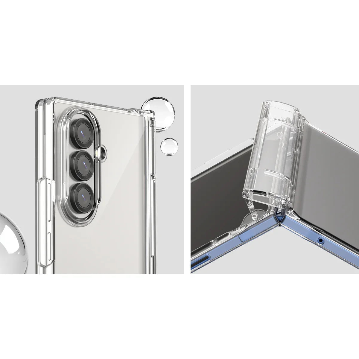 Samsung Z Fold7 Cover Araree Nukin 360 - Clear