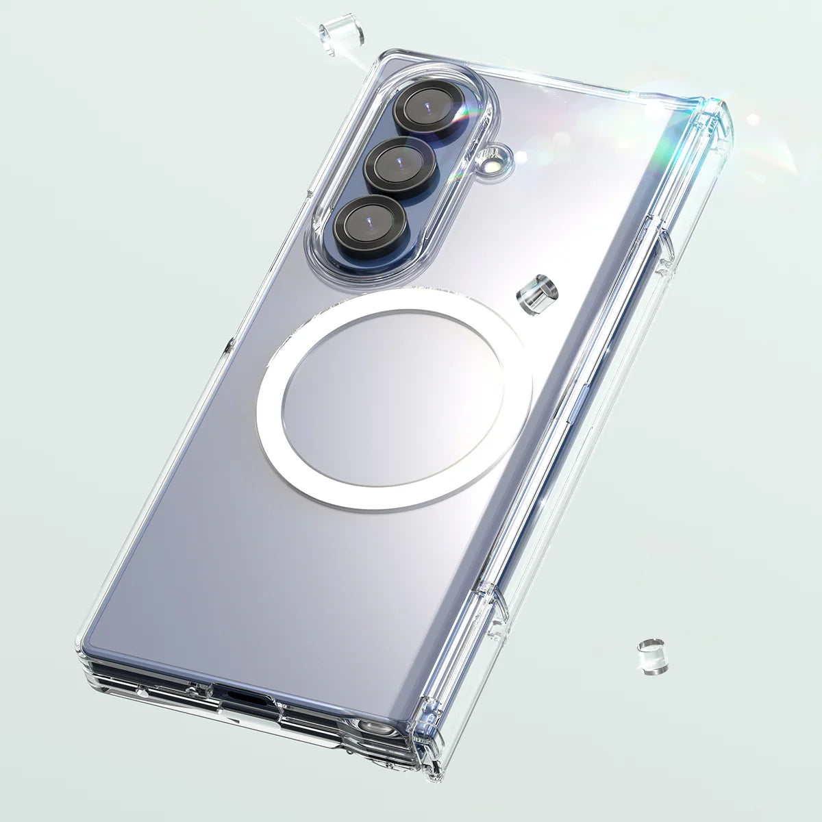 Samsung Z Fold7 Araree Nukin 360 Magsafe Case - Clear