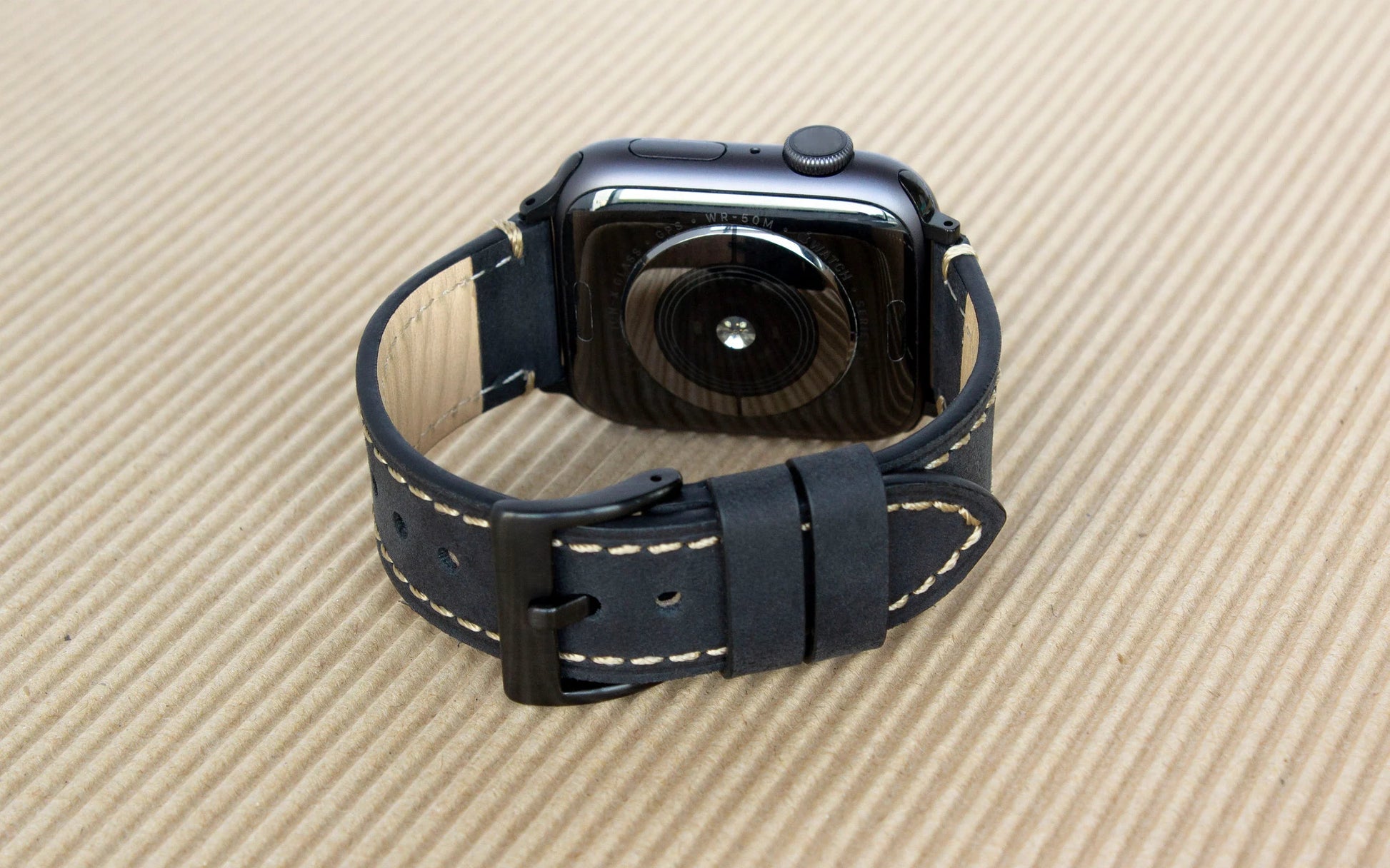 Apple Watch 49/46/45/44mm Torrii Belt - Black Leather