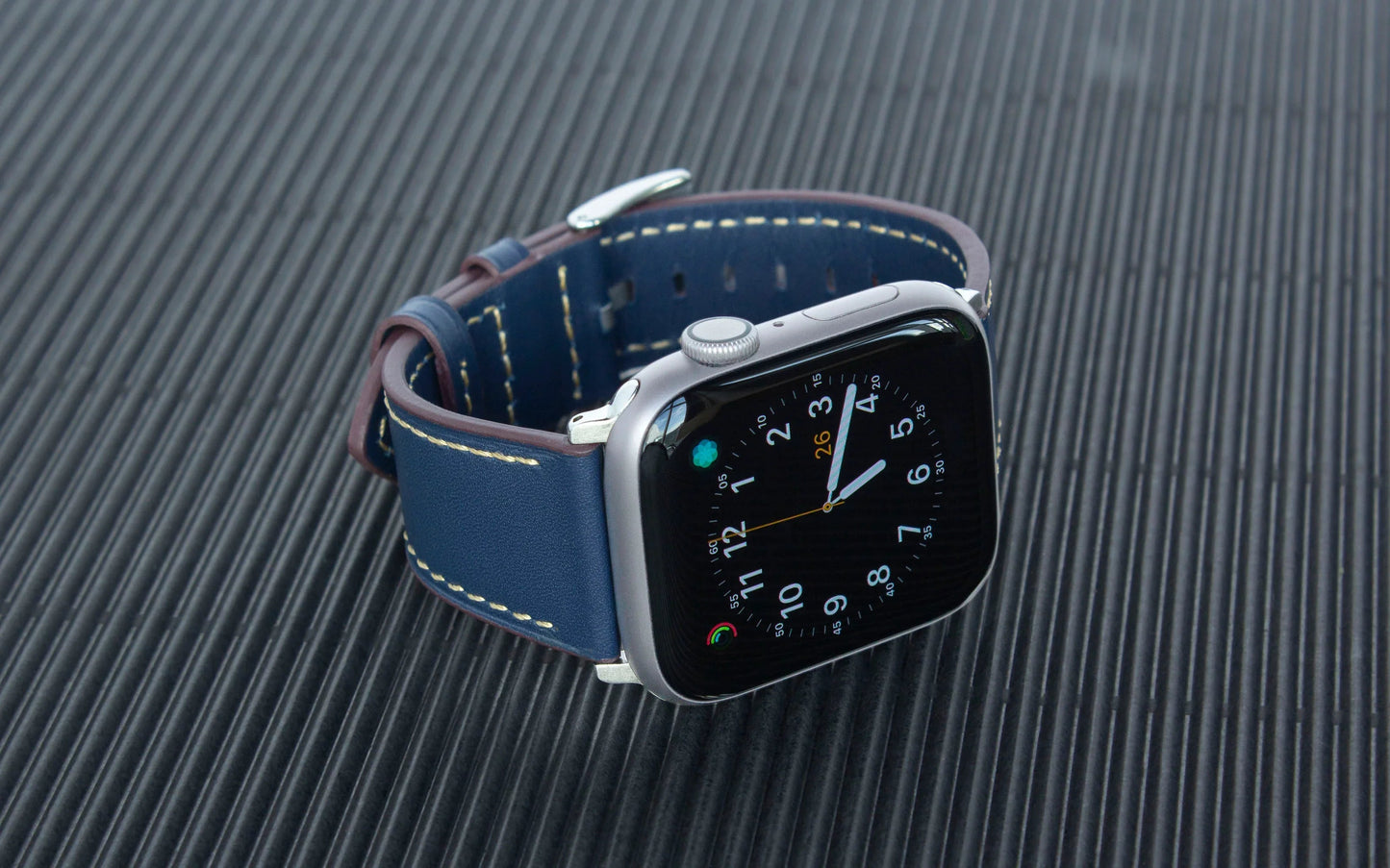 Apple Watch 40/41/42mm Torrii Belt - Dark Blue Leather