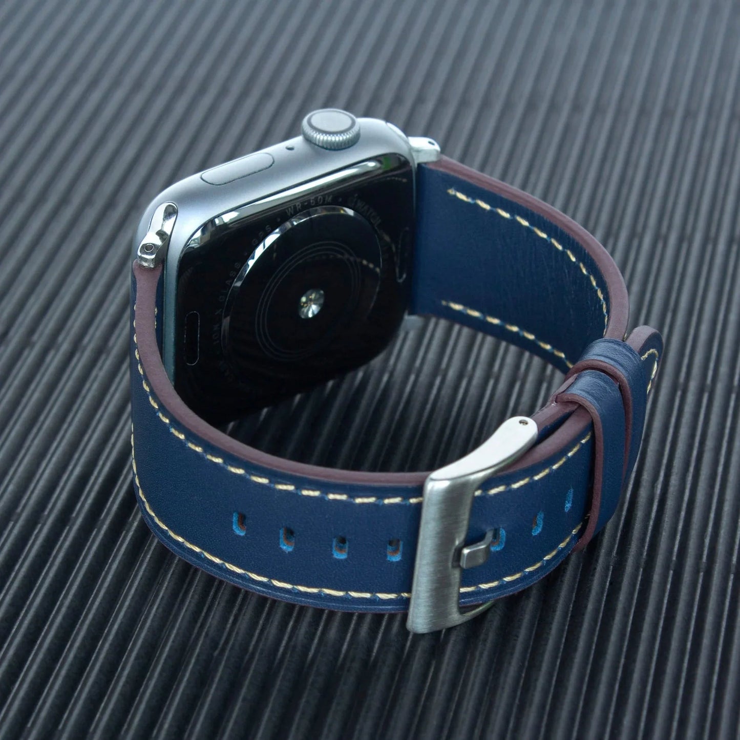 Apple Watch 40/41/42mm Torrii Belt - Dark Blue Leather