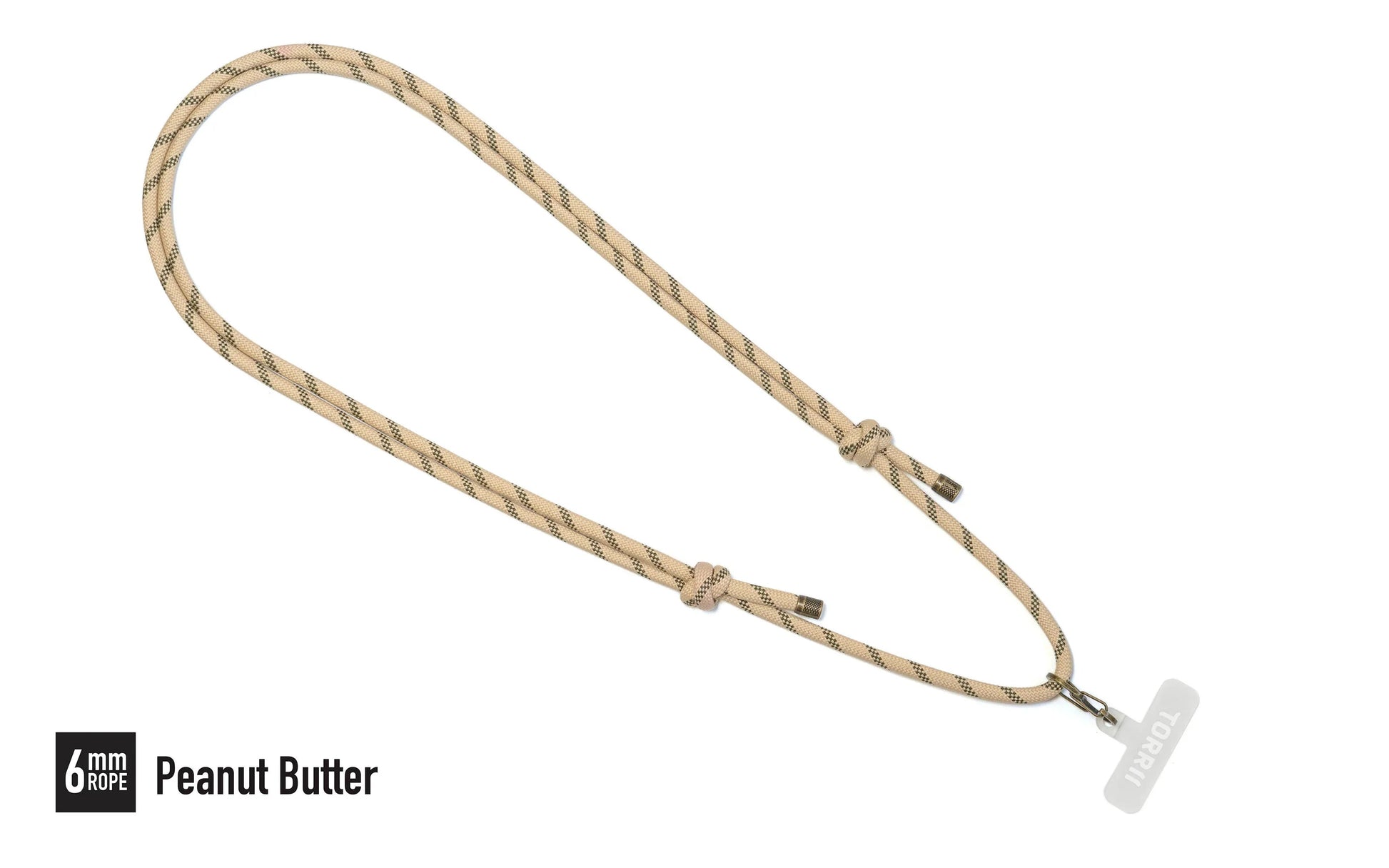 Torrii Knotty 6mm Rope - Peanut Butter