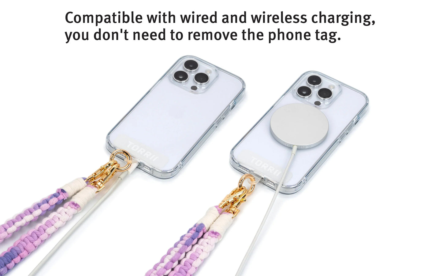 Torrii Knotty Braided Crossbody Strap - Blue