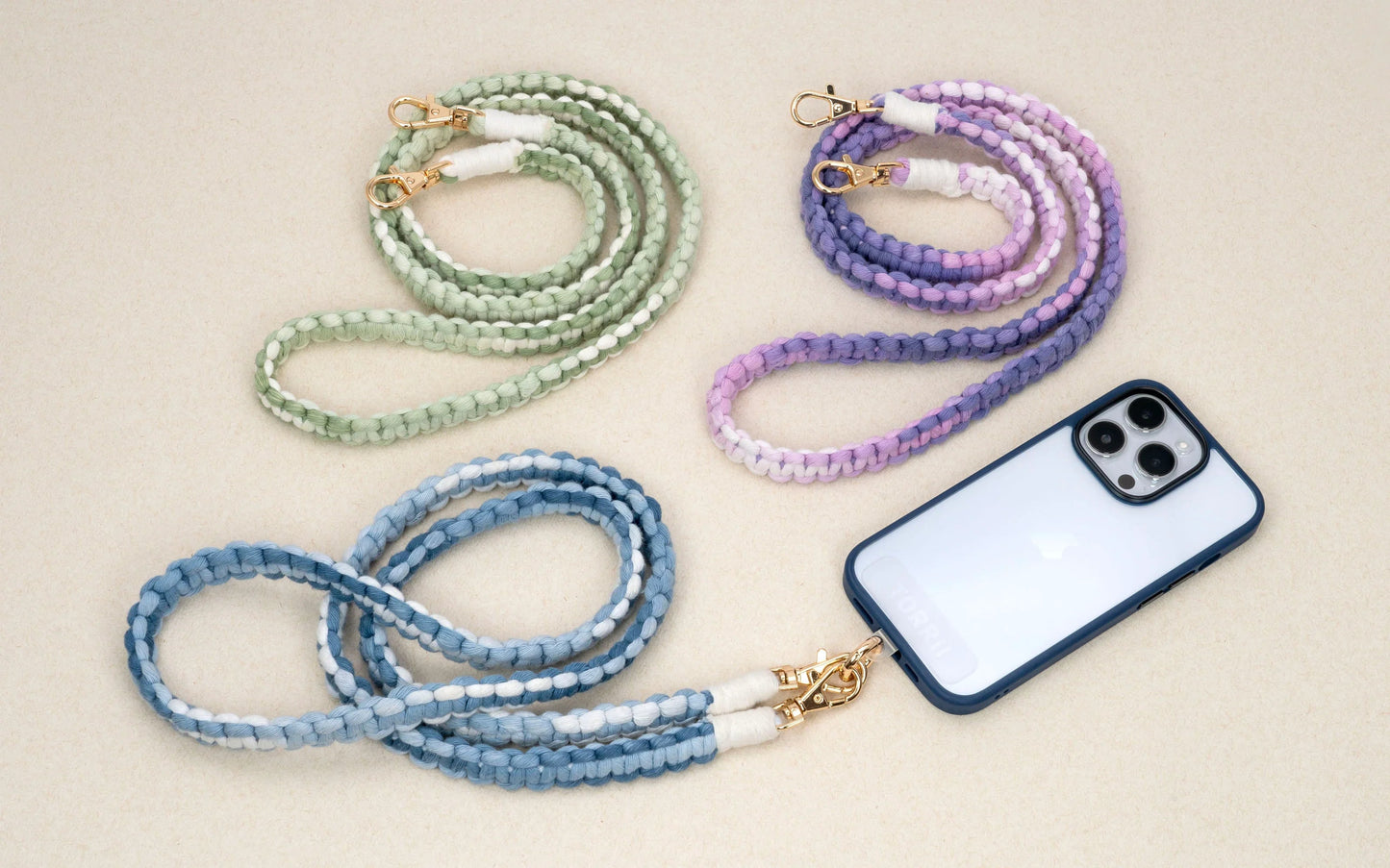 Torrii Knotty Braided Crossbody Strap - Green