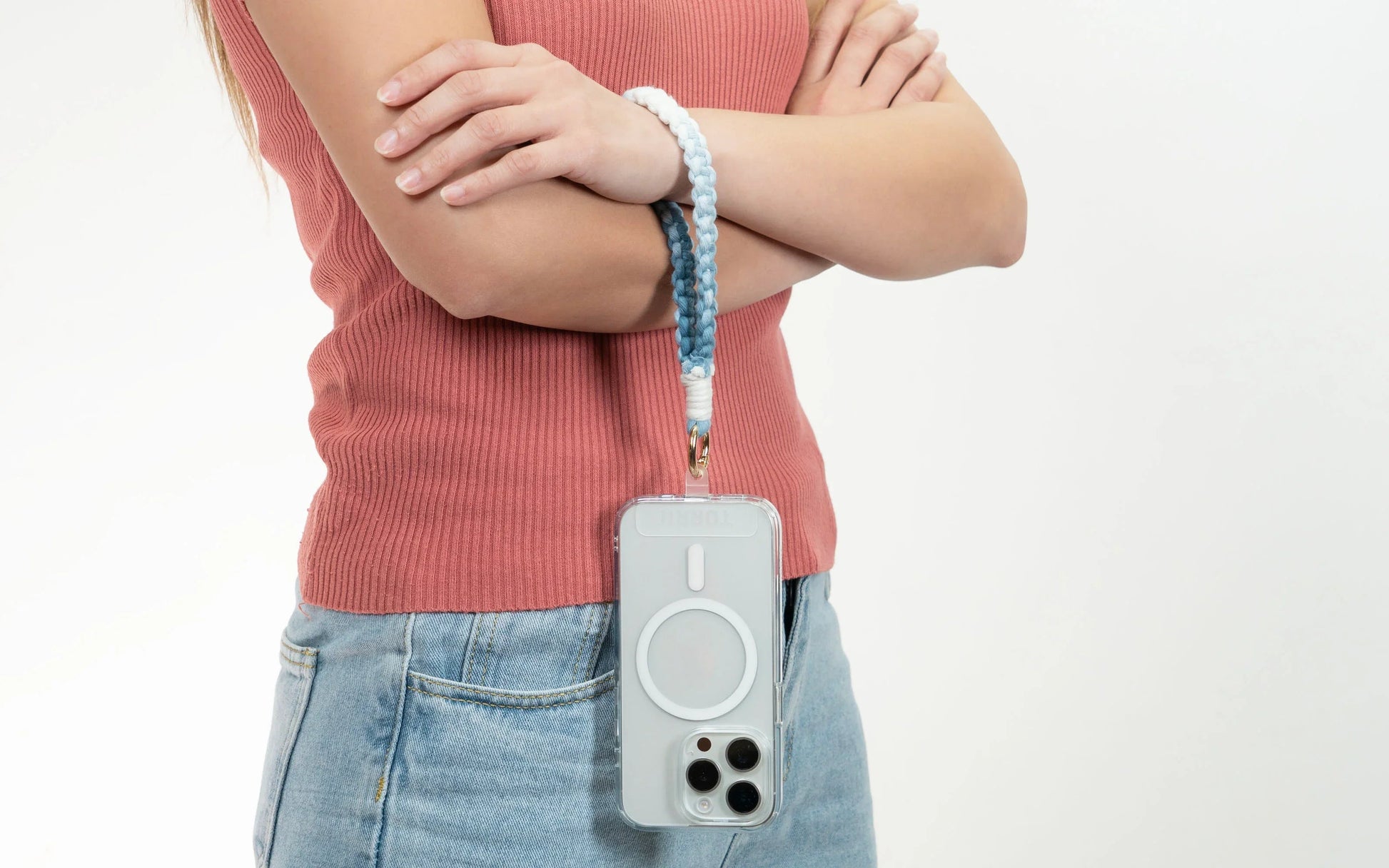 Torrii Knotty Braided Wrist Strap - Blue