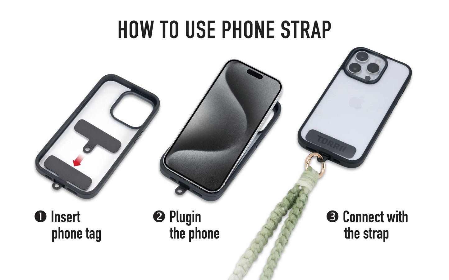 Torrii Knotty Braided Wrist Strap - Green