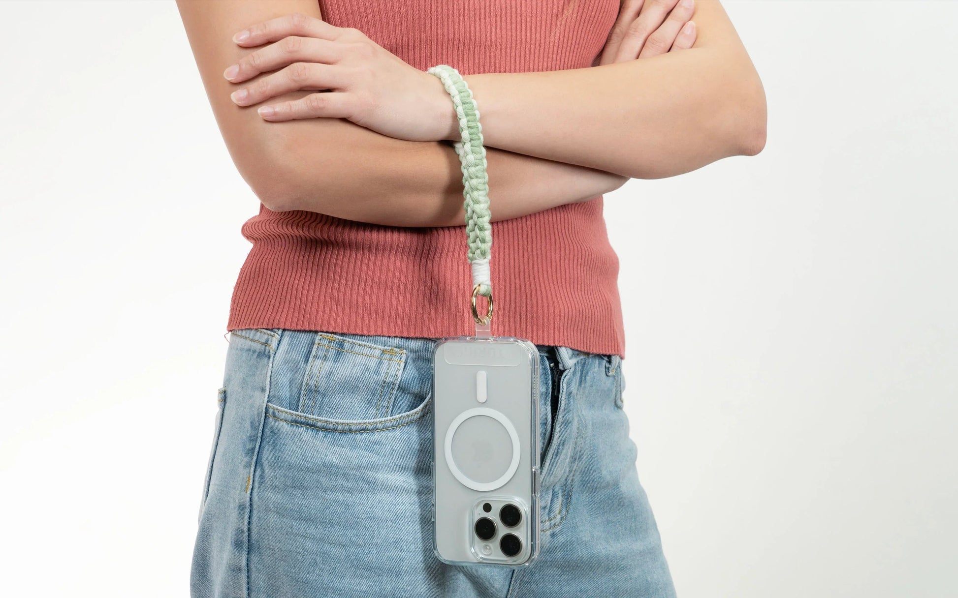 Torrii Knotty Braided Wrist Strap - Green