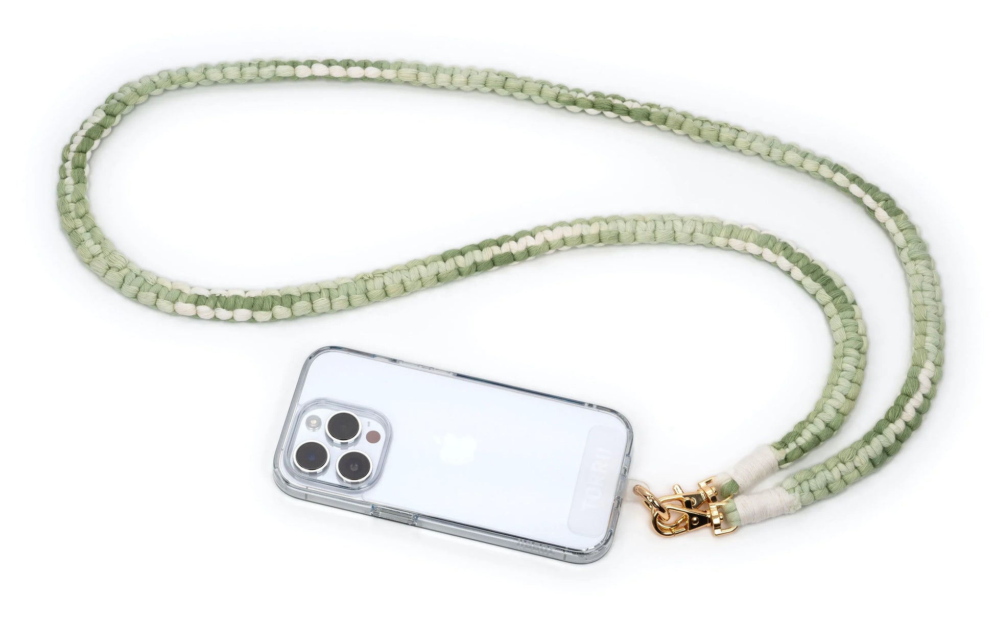 Torrii Knotty Braided Crossbody Strap - Green