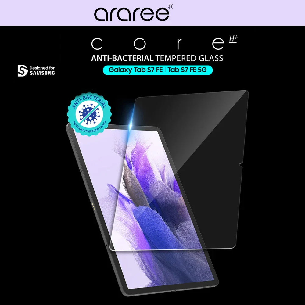 Samsung Tab S7 FE, Araree Sub Core Glass - Clear