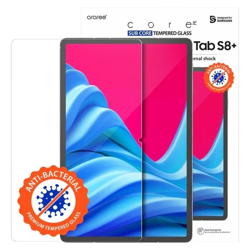 Samsung Tab S8 Plus / S9 Plus, Araree Sub Core Glass - Clear