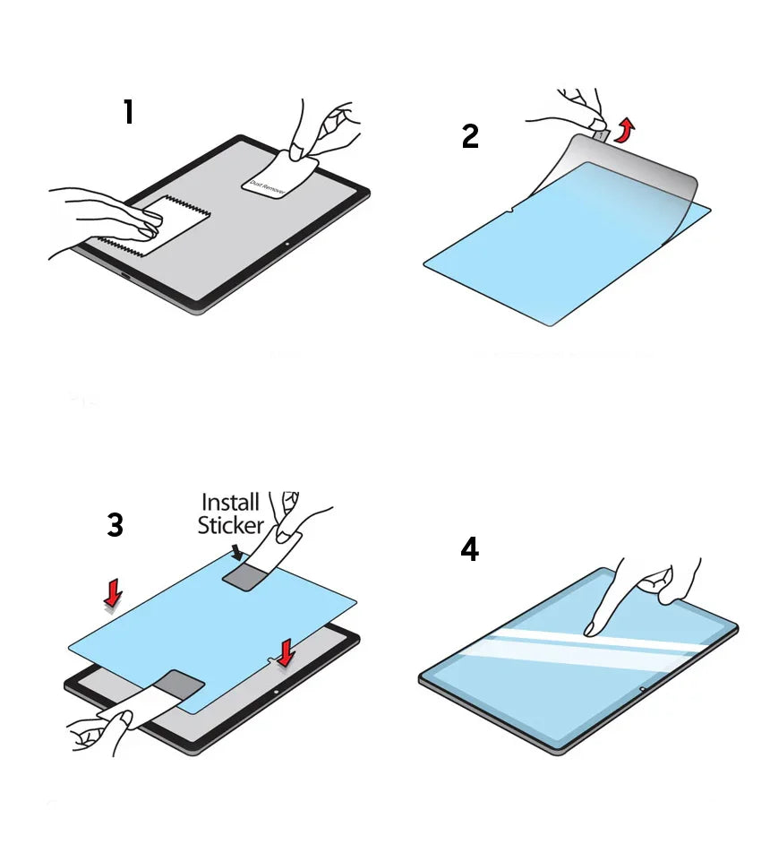 Samsung Tab S8 Plus / S9 Plus, Araree Sub Core Glass - Clear