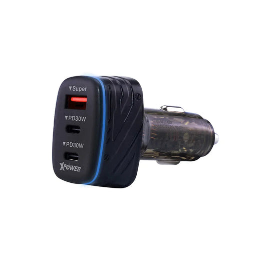 XPower 82W Car Charger PD 3 Port CC3B - Black