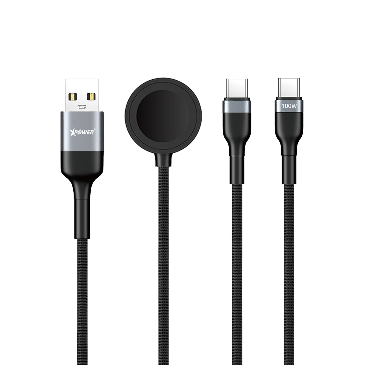 Xpower 6in1 100W Digital Display CW1 Cable, Black